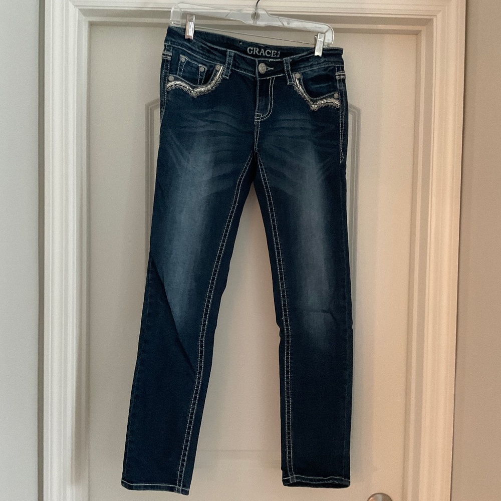 Straight leg Jeans with design